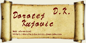 Dorotej Kujović vizit kartica